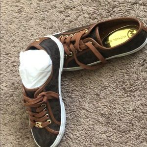 Michael Kors Shoes - Women Michael kors tennis shoes tan and brown Michael Kors Shoes - Women Michael kors tennis shoes tan and brown